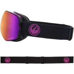 Dragon X2S Snow Goggles -Roxy Ski Store dragon x2s snow goggles 2023 split lumalens purple ion w lumalens amber 3