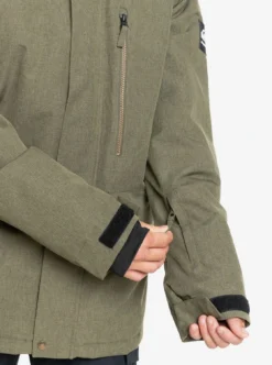 Quiksilver Mission Solid Snow Jacket -Roxy Ski Store eqytj03266 quiksilver w creh frt4