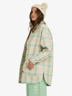 Roxy Womens Check It Out Oversized Overshirt 29 Roxy Womens Check It Out Oversized Overshirt -Roxy Ski Store erjjk03527 roxy w ghy1 sd1