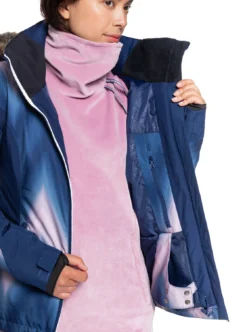 Roxy Jet Ski Premium Snow Jacket -Roxy Ski Store erjtj03317 roxy w bte2 frt3