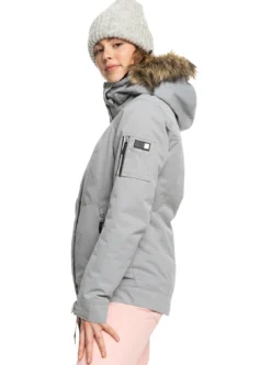 Roxy Womens Meade Insulated Snow Jacket -Roxy Ski Store erjtj03367 roxy w sjeh frt2