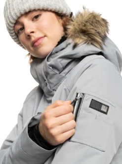 Roxy Womens Meade Insulated Snow Jacket -Roxy Ski Store erjtj03367 roxy w sjeh frt3
