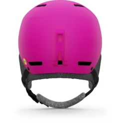 Giro Crue MIPS Snow Helmet -Roxy Ski Store giro crue mips youth snow helmet matte bright pink back