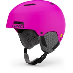 Giro Crue MIPS Snow Helmet -Roxy Ski Store giro crue mips youth snow helmet matte bright pink hero