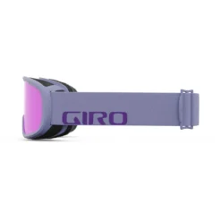 Giro Cruz Snow Goggle 22 Giro Cruz Snow Goggle -Roxy Ski Store giro cruz goggle lilac wordmark amber pink left