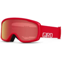 Giro Cruz Snow Goggle 24 Giro Cruz Snow Goggle -Roxy Ski Store giro cruz goggle red white wordmark amber scarlet hero