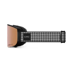 Giro Ella Snow Goggle -Roxy Ski Store giro ella goggle black white lux vivid rose gold left