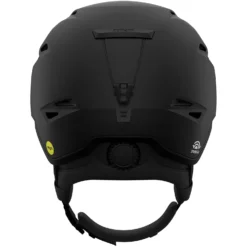 Giro Grid MIPS Snow Helmet -Roxy Ski Store giro grid spherical snow helmet matte black back 51596b4b edce 4446 93a7 d9ff464530f4