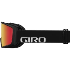 Giro Index 2.0 Asian Fit Snow Goggle -Roxy Ski Store giro index 2 goggle black wordmark amber scarlet left ceb06b96 a19e 4344 ab17 eb3363744993