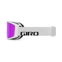 Giro Index 2.0 Snow Goggle -Roxy Ski Store giro index 2 goggle white wordmark vivid pink left
