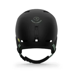 Giro Ledge MIPS Snow Helmet 25 Giro Ledge MIPS Snow Helmet -Roxy Ski Store giro ledge mips snow helmet matte black sab green back