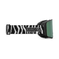 Giro Method Snow Goggle 19 Giro Method Snow Goggle -Roxy Ski Store giro method goggle black white animal vivid emerald right