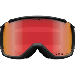 Giro Revolt Snow Goggle -Roxy Ski Store giro revolt goggle black white stained vivid ember front