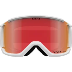 Giro Revolt Snow Goggle -Roxy Ski Store giro revolt goggle white orange og vintage vivid ember front