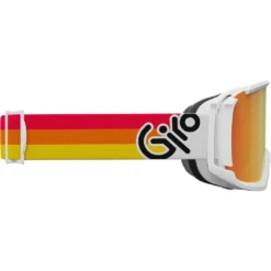 Giro Revolt Snow Goggle -Roxy Ski Store giro revolt goggle white orange og vintage vivid ember right