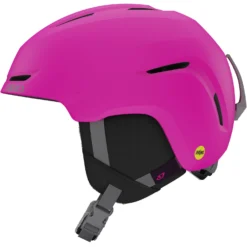 Giro Spur Jr Mips Snow Helmet -Roxy Ski Store giro spur mips snow helmet matte bright pink left 9ee2c219 68c0 4b0c 89a7 a3224b8e4f7b