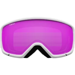 Giro Stomp Snow Goggle -Roxy Ski Store giro stomp goggle white wordmark amber pink front 6746a250 0dad 4fa4 b27c 88c1a9a726c5