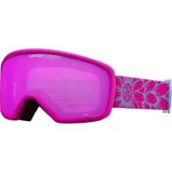 Giro Stomp Snow Goggle -Roxy Ski Store giro stomp youth goggle pink bloom amber pink hero