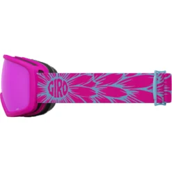 Giro Stomp Snow Goggle -Roxy Ski Store giro stomp youth goggle pink bloom amber pink left