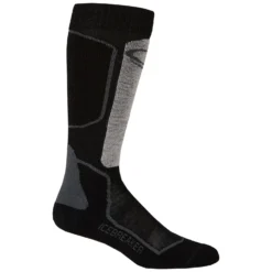 Icebreaker Ski+ Light Over-the-Calf Womens Sock 10 Icebreaker Ski+ Light Over-the-Calf Womens Sock -Roxy Ski Store icebreaker ski light over the calf womens sock 2016 oil black silver 1