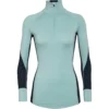 Icebreaker Womens BodyfitZone 260 Zone Long Sleeve Halfzip Skivvy