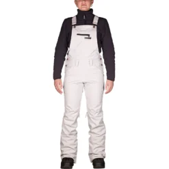 Loretta Overall Snowboard Bib Pant 2022 -Roxy Ski Store l1 loretta overall snowboard bib pant 2022 ghost 1