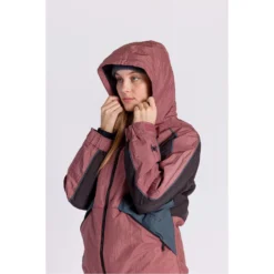 Lovecat Snowboard Jacket -Roxy Ski Store l1 lovecat snowboard jacket burnt rose phantom slate 2