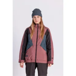 Lovecat Snowboard Jacket -Roxy Ski Store l1 lovecat snowboard jacket burnt rose phantom slate 3