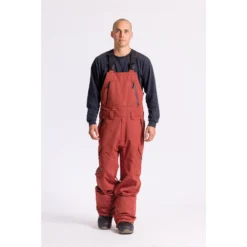 Sentinal Bib Pant -Roxy Ski Store l1 sentinal bib pant rust 1