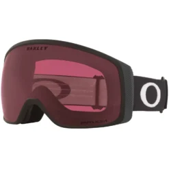 Oakley Flight Tracker M Snow Goggle 2022 -Roxy Ski Store oakley flight tracker m goggle 2022 matte black darkgreylens 1