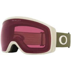 Oakley Flight Tracker M Snow Goggles -Roxy Ski Store oakley flight tracker m snow goggles 2023 dark brush prizm dark grey 1