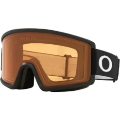Oakley Target Line L Snow Goggles -Roxy Ski Store oakley target line l snow goggles 2023 matte black persimmon 1