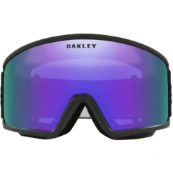 Oakley Target Line L Snow Goggles -Roxy Ski Store oakley target line l snow goggles 2023 matte black violet iridium 2