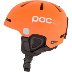 POCito Fornix Jr Helmet -Roxy Ski Store poc pocito fornix jr helmet 2021 fluroorange 1