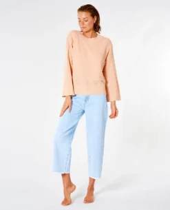 Rip Curl Bella Sweater -Roxy Ski Store rip curl bella sweater dusk pink 4