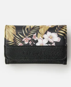 Rip Curl Flora Mid Wallet -Roxy Ski Store rip curl flora mid wallet black 5