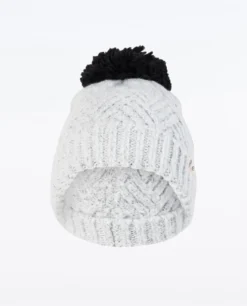 Rip Curl Groundswell Pom Pom Beanie 13 Rip Curl Groundswell Pom Pom Beanie -Roxy Ski Store rip curl groundswell pom pom beanie light grey heather 5