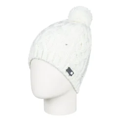 Roxy Shooting Star Snow Beanie 2019 -Roxy Ski Store roxy shooting star beanie 2019 bright white 1