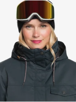 Roxy Womens Billie Snow Jacket 22 Roxy Womens Billie Snow Jacket -Roxy Ski Store roxy womens billie snow jacket true black 4