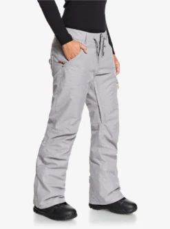 Roxy Womens Nadia Snow Pants -Roxy Ski Store roxy womens nadia snow pants heather grey 4