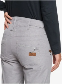 Roxy Womens Nadia Snow Pants -Roxy Ski Store roxy womens nadia snow pants heather grey 6