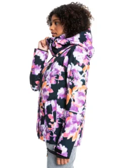 Roxy Jetty Snow Jacket 2022 -Roxy Ski Store roxy womens roxy jetty snow jacket true black jorja 5