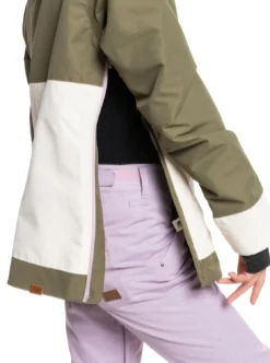 Roxy Shelter Half-Zip Snow Jacket 2022 26 Roxy Shelter Half-Zip Snow Jacket 2022 -Roxy Ski Store roxy womens shelter half zip snow jacket burnt olive 8