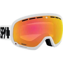 Spy Marshall ML Snow Goggles -Roxy Ski Store spy marshall ml snow goggles matte white w happy ml rose w red spectra mirror 1
