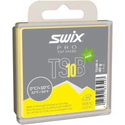 Swix Top Speed Black Wax 40gm TSB-40 -Roxy Ski Store ts10 black 0c 10c 40g ts10b 4