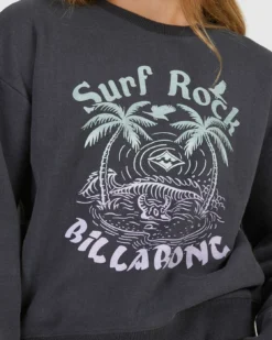 Billabong Girls 6-14 Surf Rock Crew 7 Billabong Girls 6-14 Surf Rock Crew -Roxy Ski Store ubgft00107 billabong w ofb dtl1