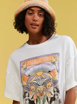 Roxy Sweet Sunshine Oversized T-Shirt -Roxy Ski Store urjzt03708 roxy m wbb0 frt4