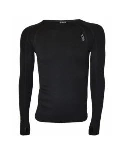 XTM Merino Mens Wool Thermal Top -Roxy Ski Store xtm mens merino wool thermal top black 1