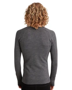 XTM Merino Mens Wool Thermal Top -Roxy Ski Store xtm mens merino wool thermal top mid grey marle 3