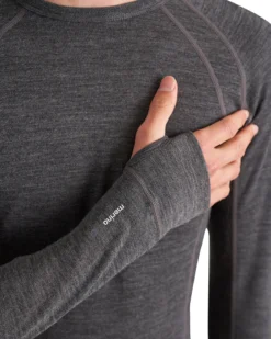 XTM Merino Mens Wool Thermal Top -Roxy Ski Store xtm mens merino wool thermal top mid grey marle 4